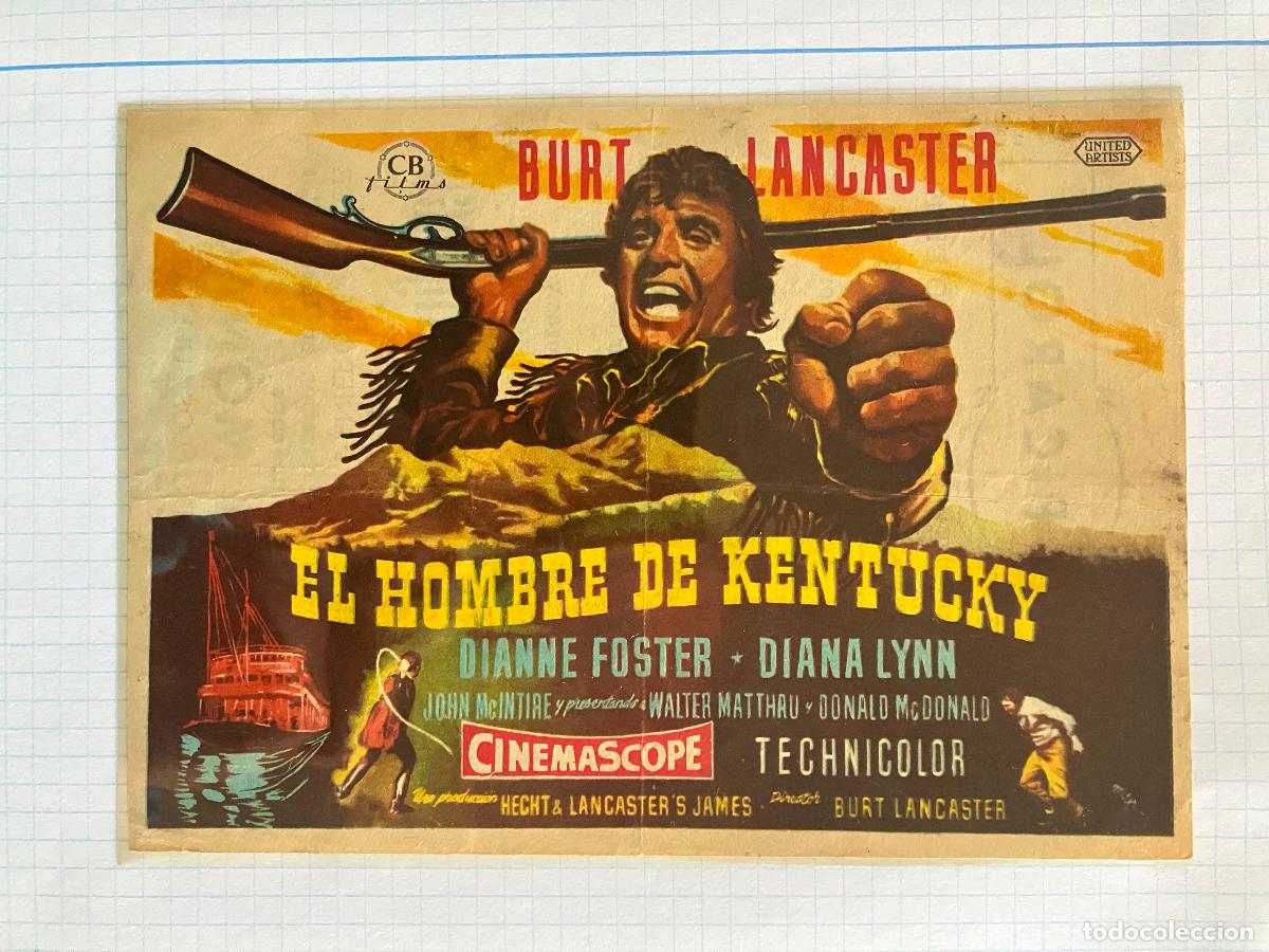 Cine: El hombre de Kentucky - Programa de cine C/P Badalona 1956