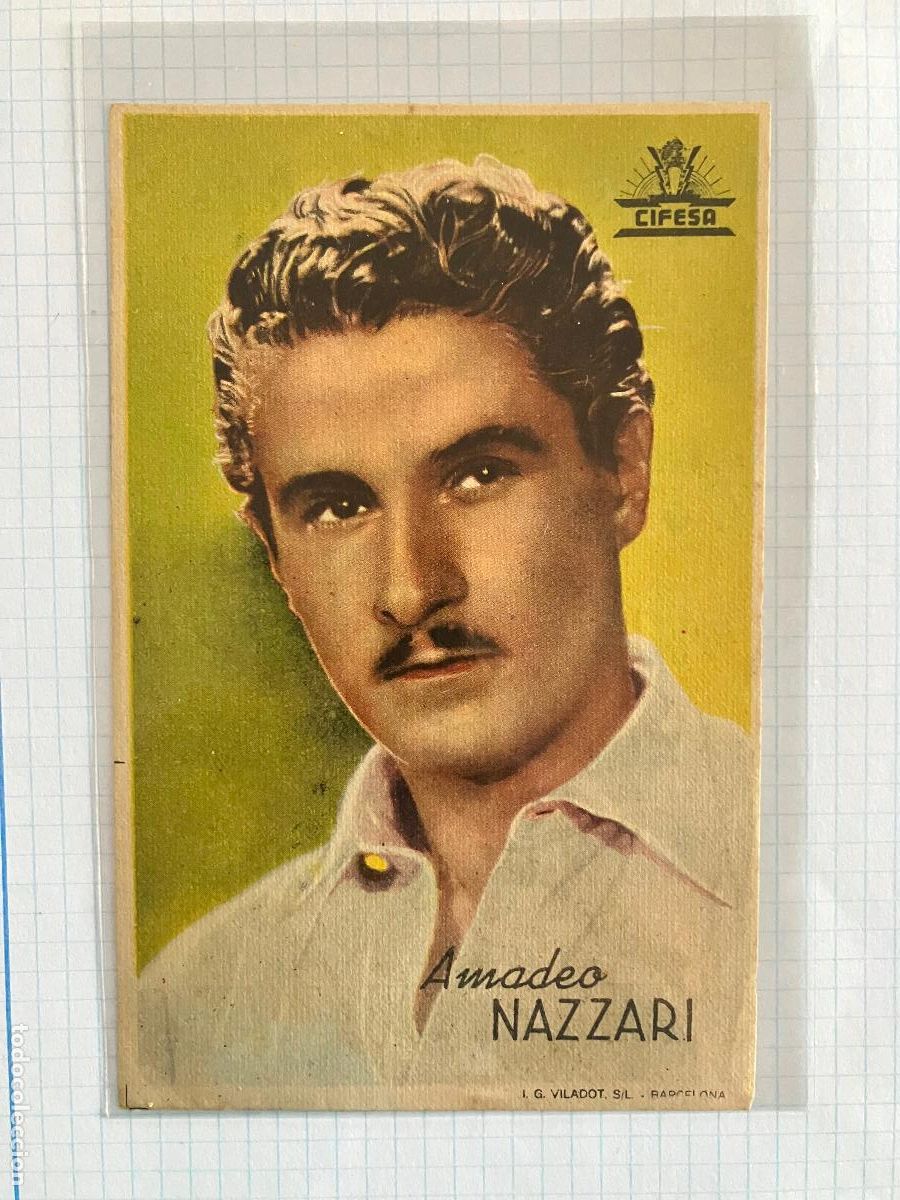Cine: Amadeo Nazzari - Programa de cine Badalona C/P 1942 Cifesa