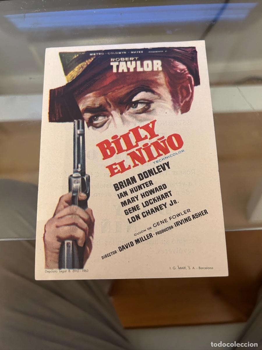 Cine: 1168 BILLY EL NI&Ntilde;O CINE OLIMPIA LINARES CON PUBLICIDAD BUEN ESTADO