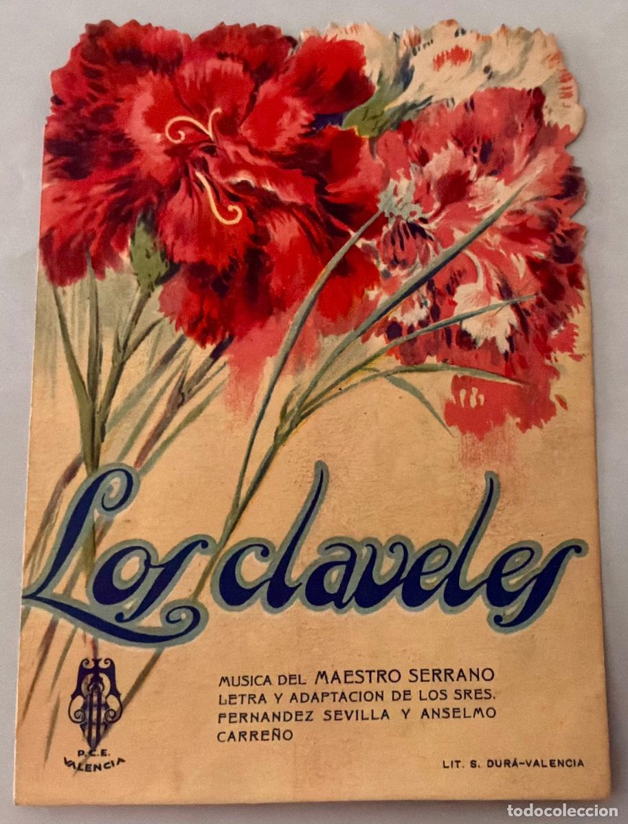 Cine: PROGRAMA CINE DOBLE LOS CLAVELES,M&Uacute;SICA MAESTRO SERRANO, CON PUBLICIDAD, A&Ntilde;OS 30&acute;S