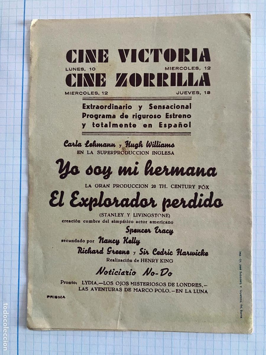 Cine: El explorador perdido - Programa de cine doble Badalona C/P - Foto 3