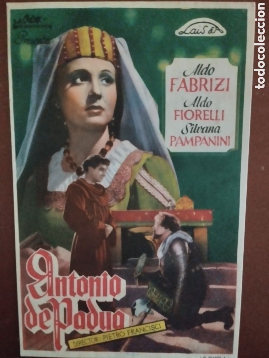 Cine: Folleto Programa de cine - ANTONIO DE PADUA