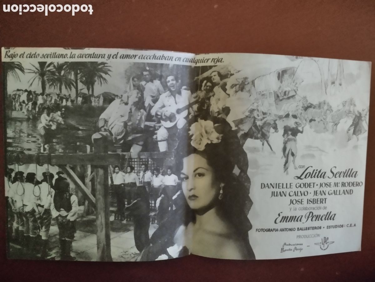 Cine: Folleto Programa de cine DOBLE - EL BARBERO DE SEVILLA - Foto 2