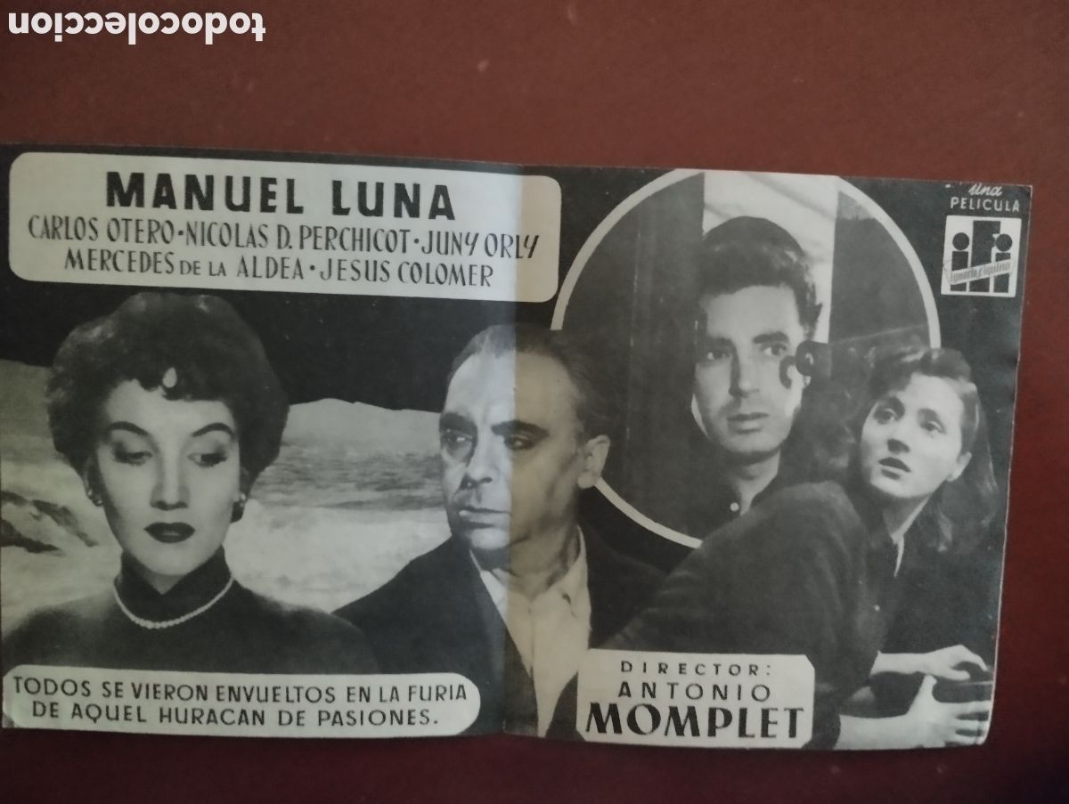 Cine: Folleto Programa de cine DOBLE - LA HIJA DEL MAR - Foto 2
