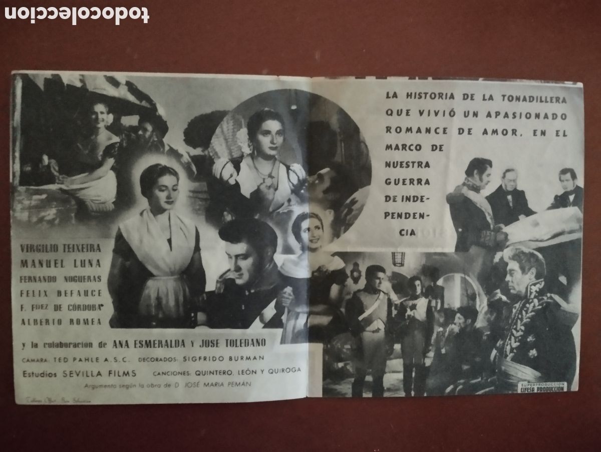 Cine: Folleto Programa de cine DOBLE - LOLA LA PICONERA - Foto 2