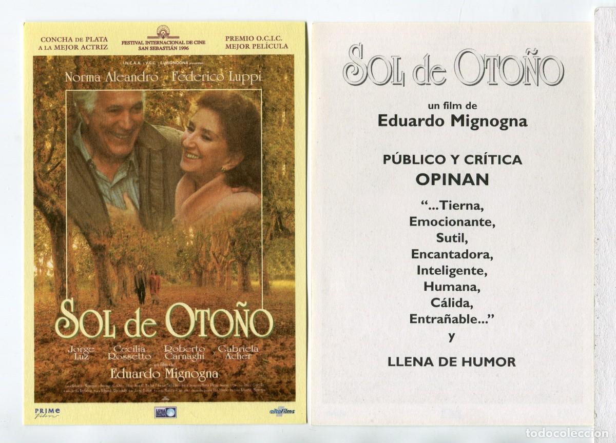 Cinema: SOL DE OTO&Ntilde;O, por Federico Lupi.