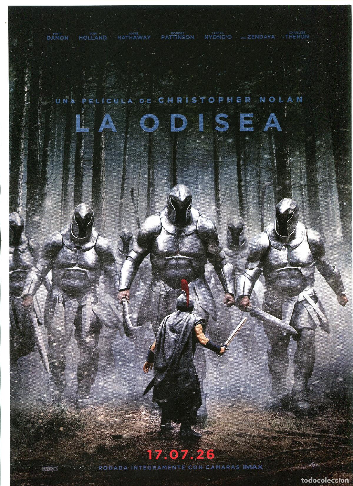 Cine: LA ODISEA, con Matt Damon. 21 x 29,5 cms. S/I.