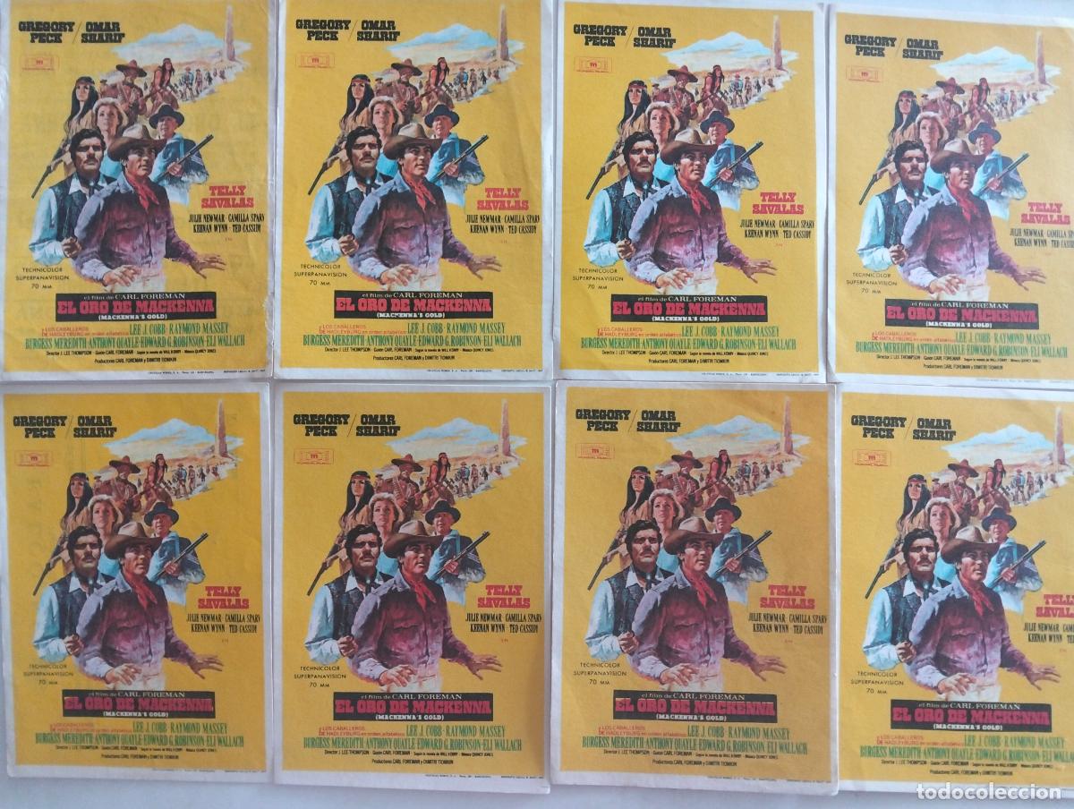 Cine: 8 FOLLETOS DE CINE, EL ORO DE MACKENNA