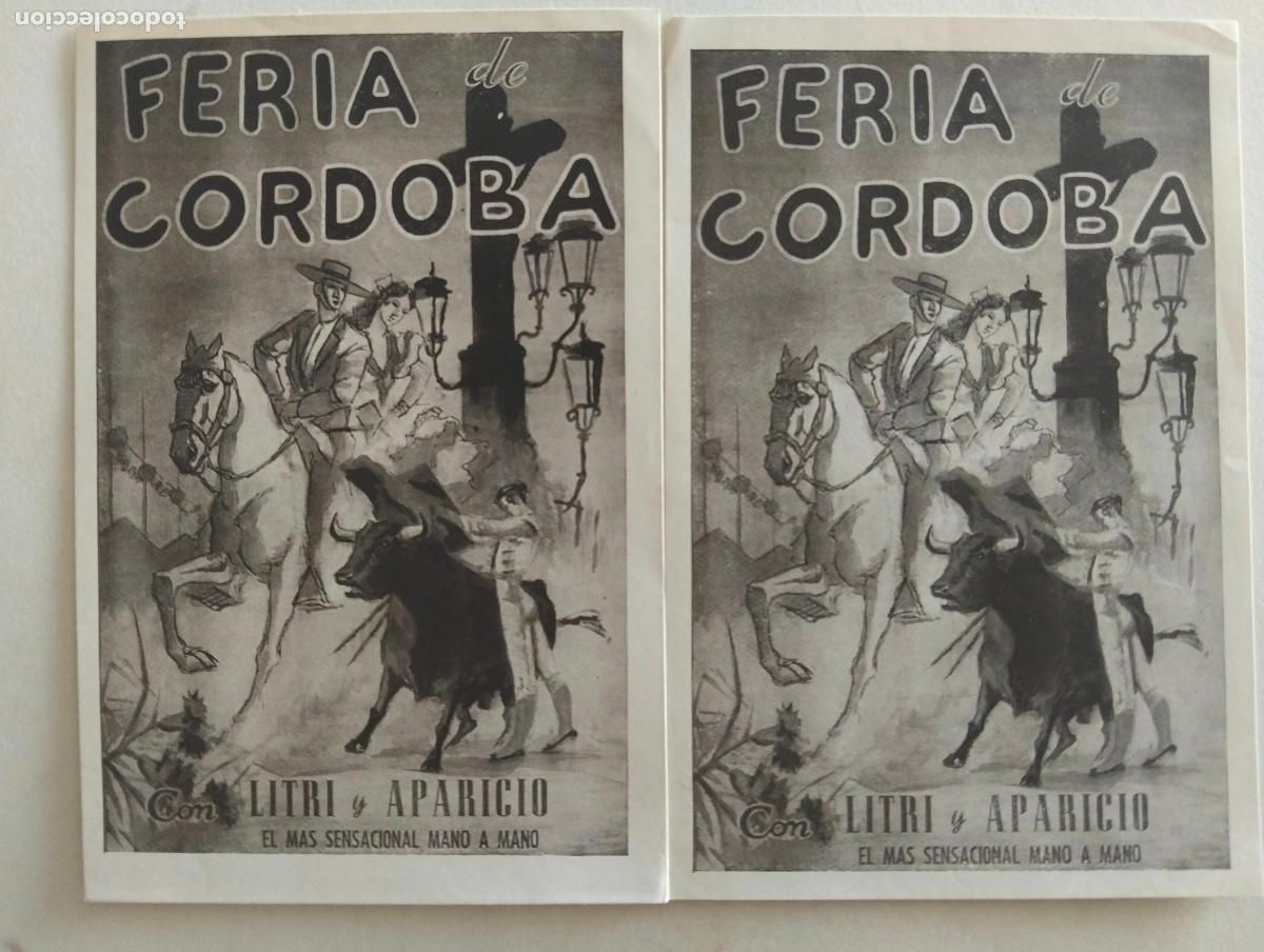 Cine: 2 FOLLETOS DE CINE, FERIA DE CORDOBA
