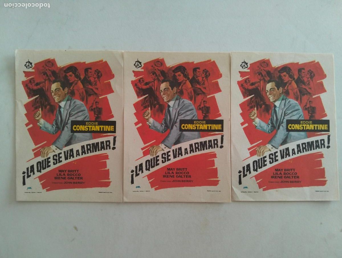 Cine: 3 FOLLETOS DE CINE, LA QUE SE VA A ARMAR