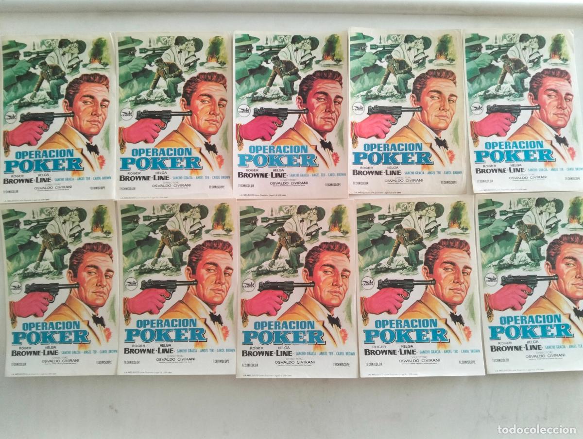 Cine: 10 FOLLETOS DE CIINE, OPERACION POKER