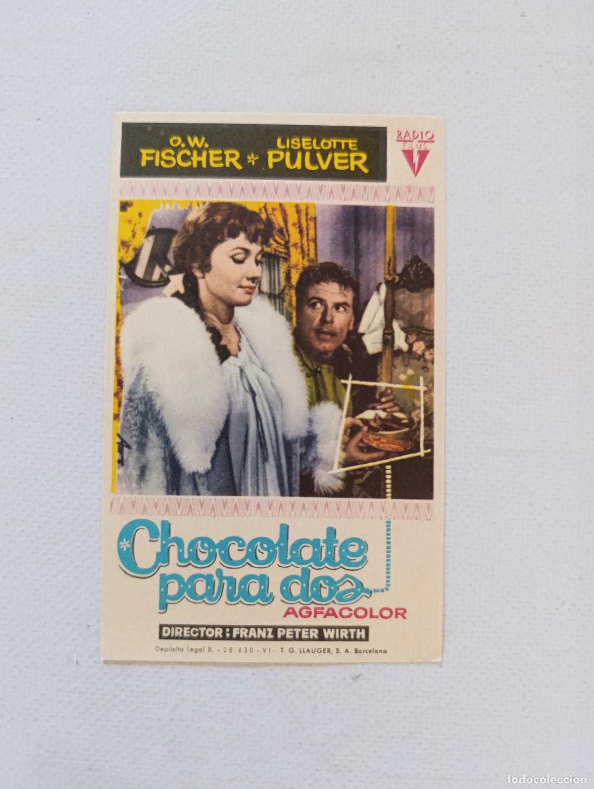 Cine: FOLLETO DE MANO - CHOCOLATE PARA DOS - SIN PUBLICIDAD (148P)
