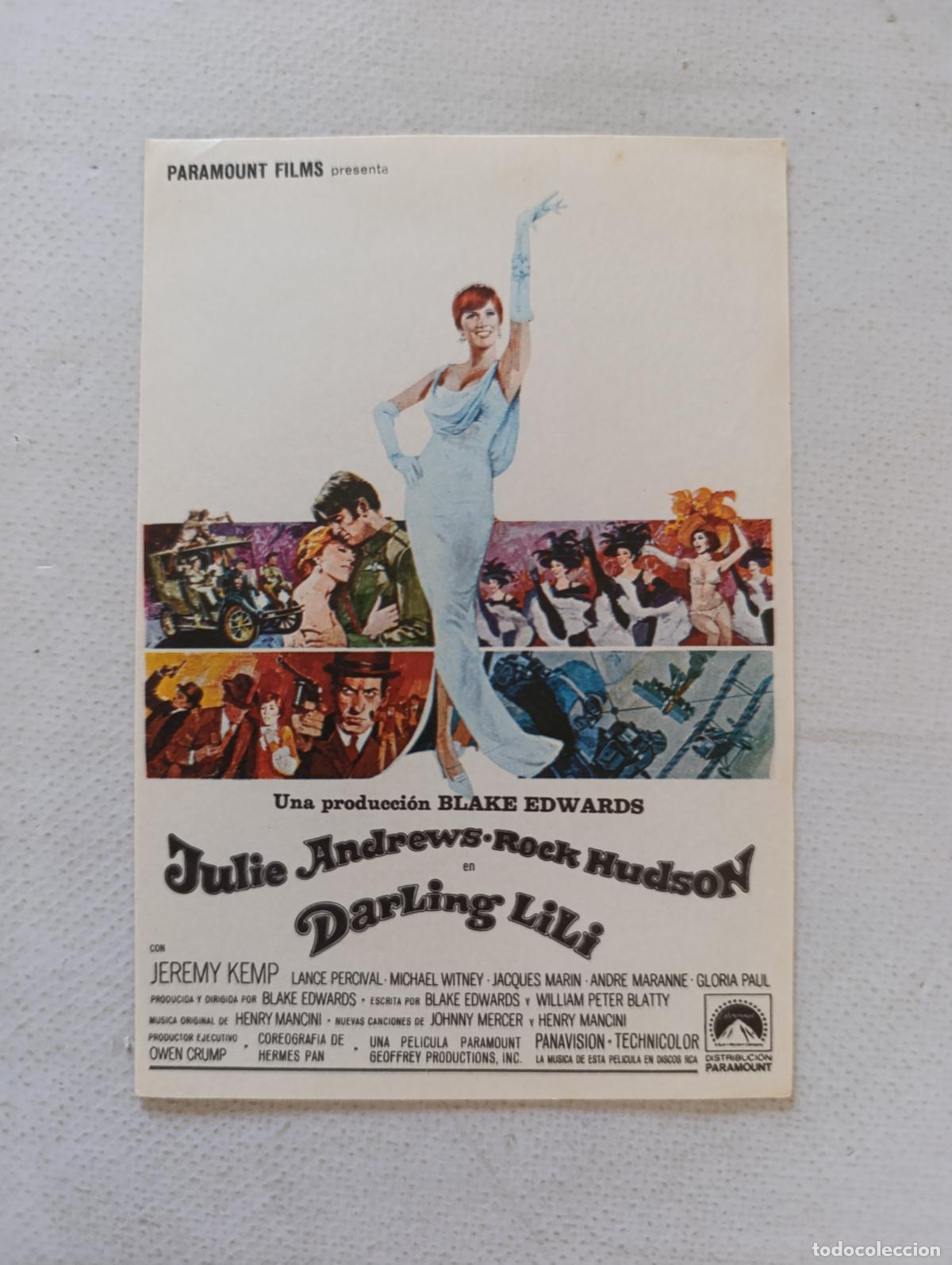Cine: FOLLETO DE MANO - DARLING LILI - SIN PUBLICIDAD (148P)