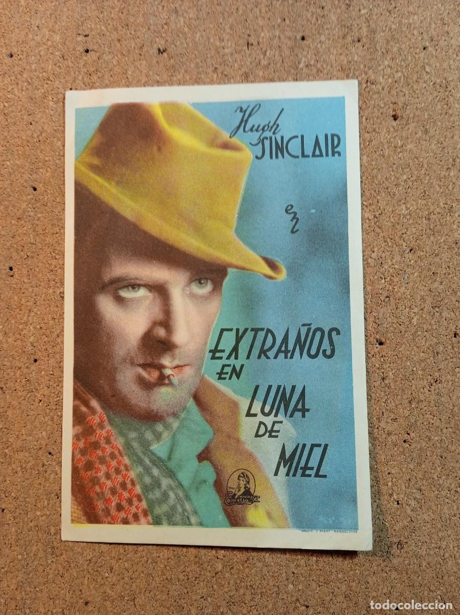 Cine: FOLLETO DE MANO SIN PUBLICIDAD EXTRA&Ntilde;OS EN LUNA DE MIEL
