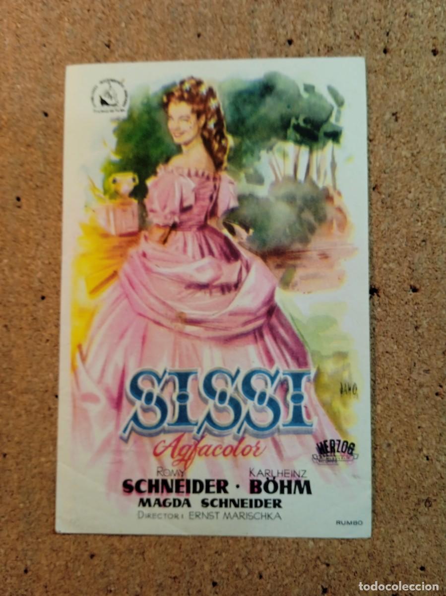 Cine: FOLLETO DE MANO SIN PUBLICIDAD SISSI