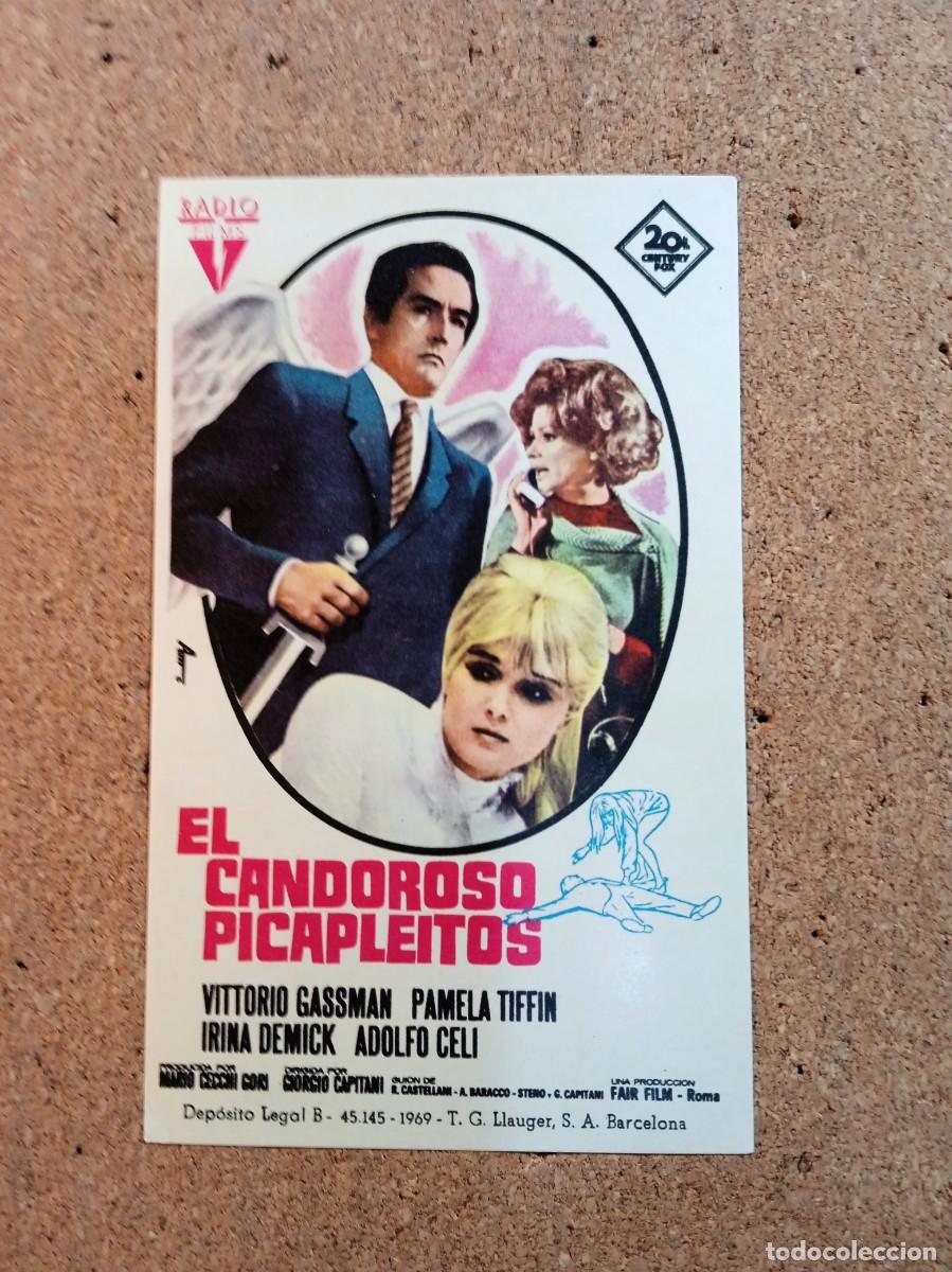 Cine: FOLLETO DE MANO SIN PUBLICIDAD EL CANDOROSO PICAPLEITOS