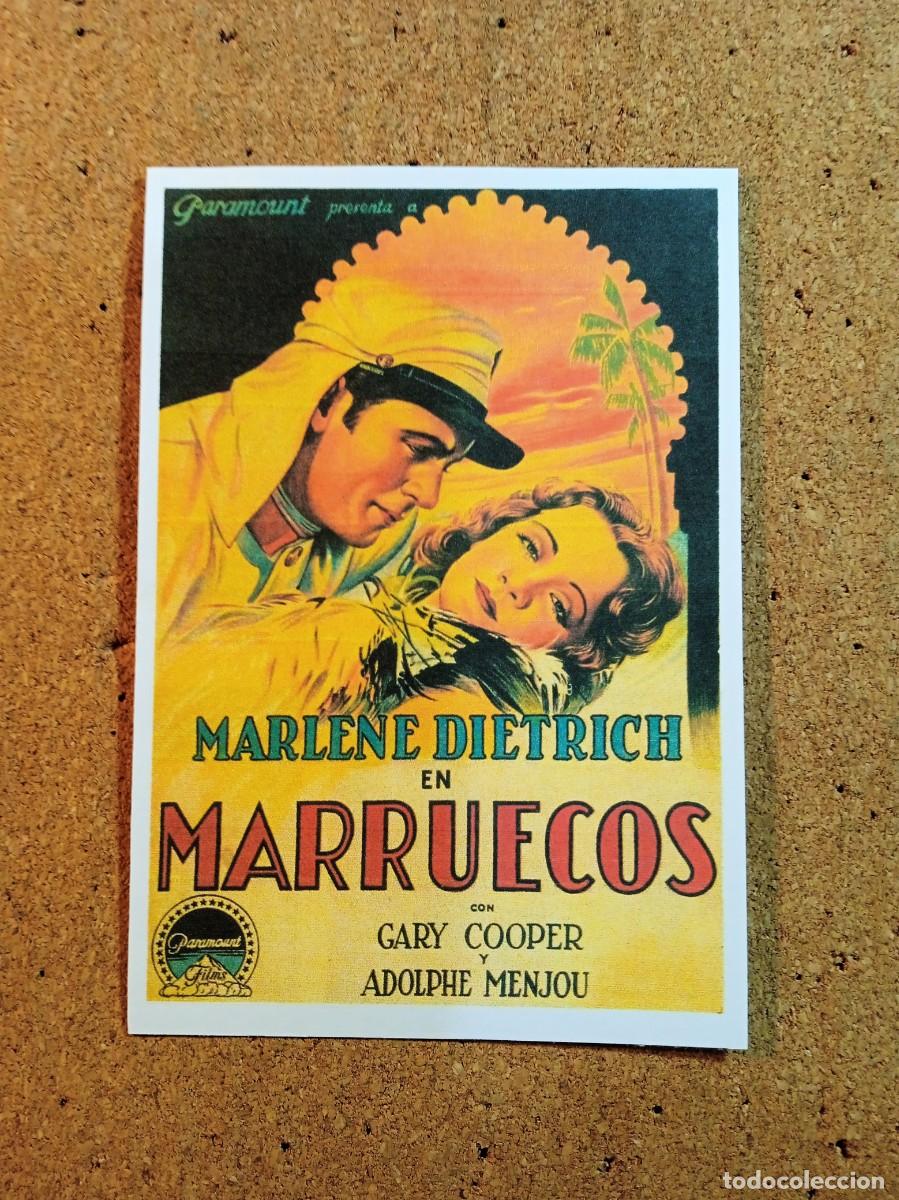 Cine: FOLLETO DE MANO SIN PUBLICIDAD MARRUECOS (COPIA)