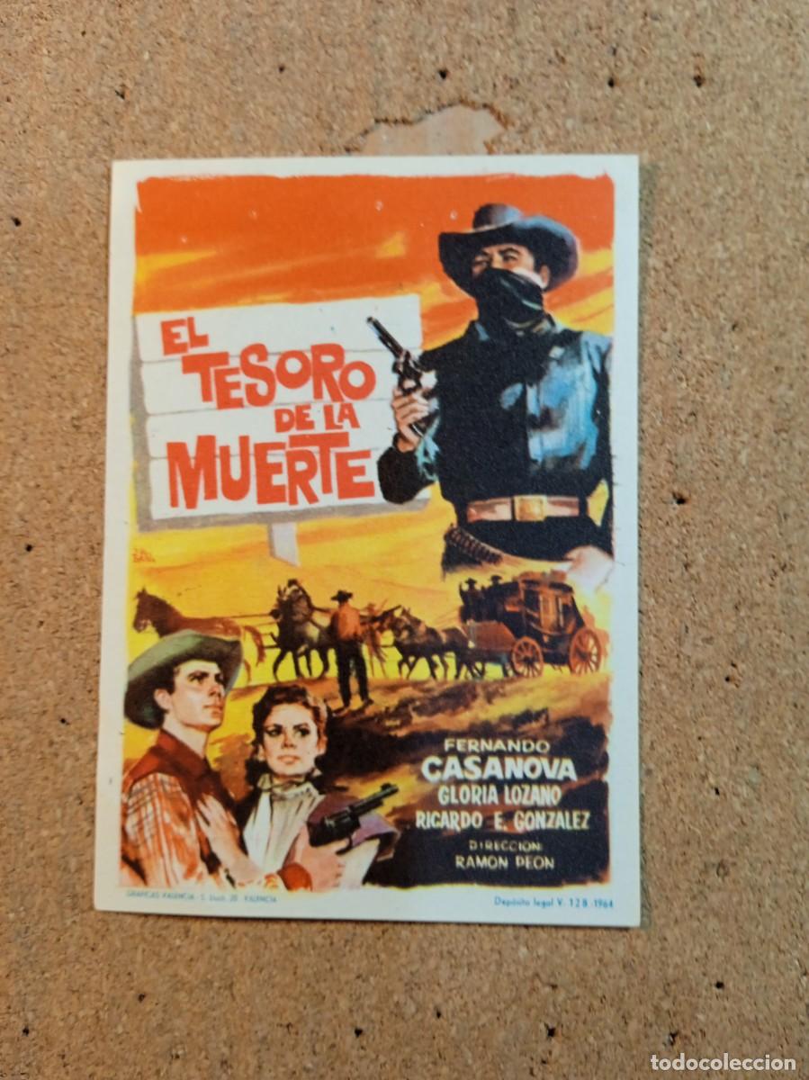 Cine: FOLLETO DE MANO SIN PUBLICIDAD EL TESORO DE LA MUERTE