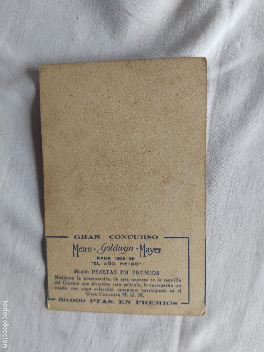 Cine: PROGRAMA DE CINE CARTON EL HIJO DEL DESTINO. MGM. - Foto 2