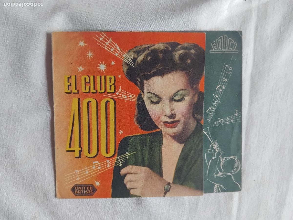 Cine: PROGRAMA DE CINE DOBLE EL CLUB DE LOS 400. BENNY GOODMAN Y SU ORQUESTA.