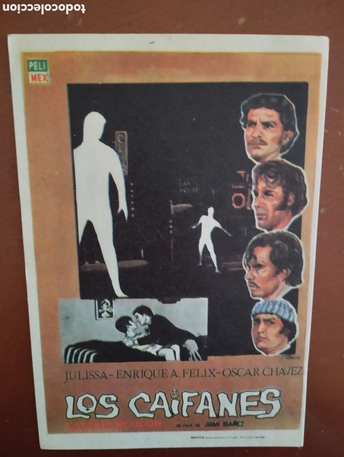 Cine: Folleto Programa de cine- LOS CAIFANES