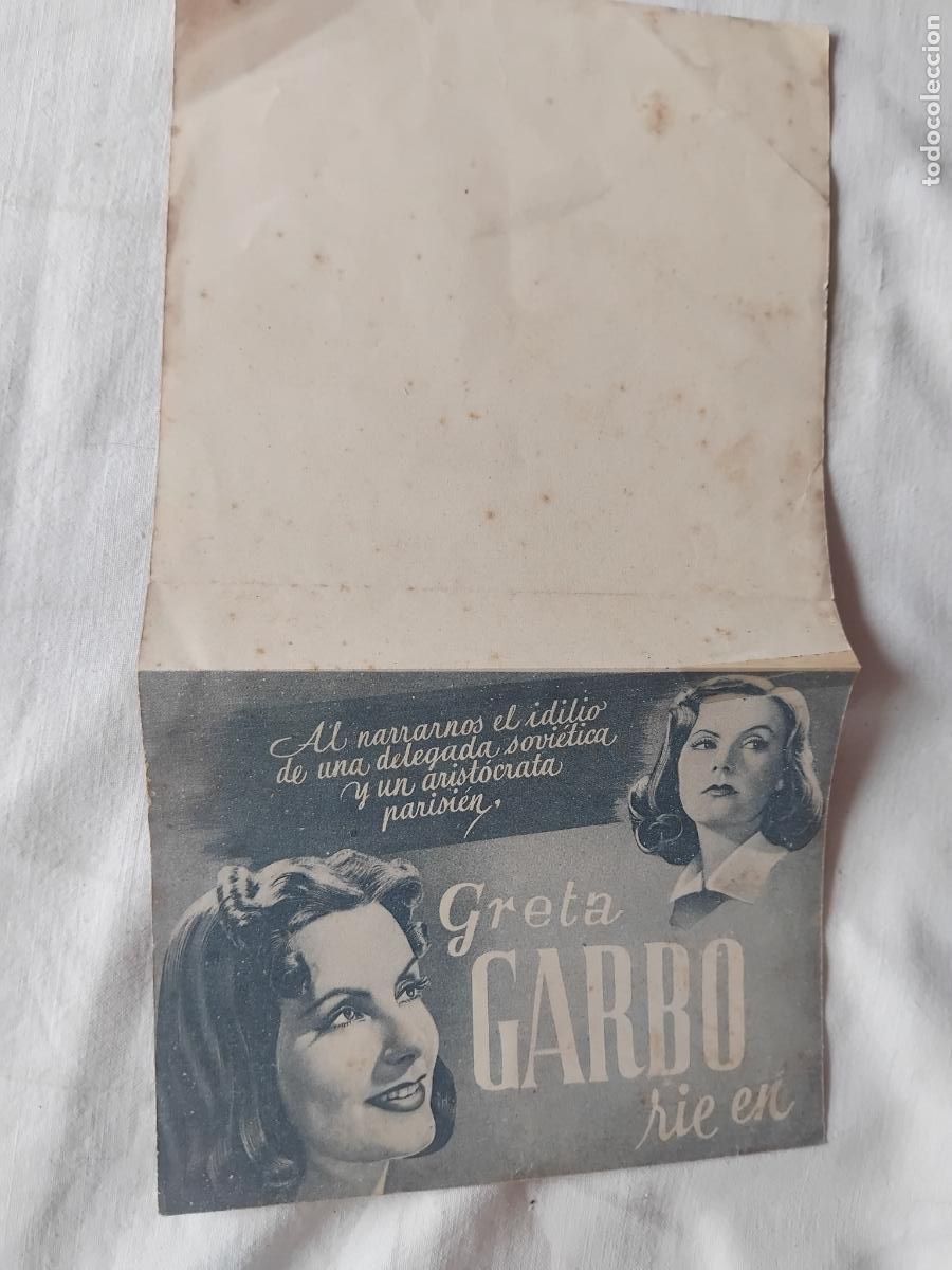 Cine: PROGRAMA DE CINE DOBLE MGM GRETA GARBO - Foto 3