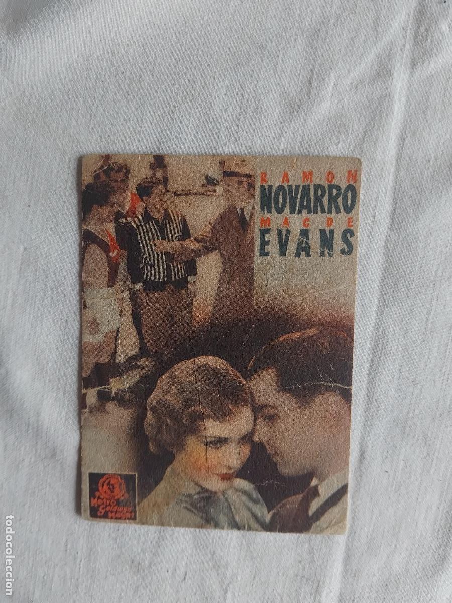 Cine: PROGRAMA DE CINE JUVENTUD DEPORTIVA. RAMON NOVARRO. MAGDE EVANS. CINE ZORRILLA.