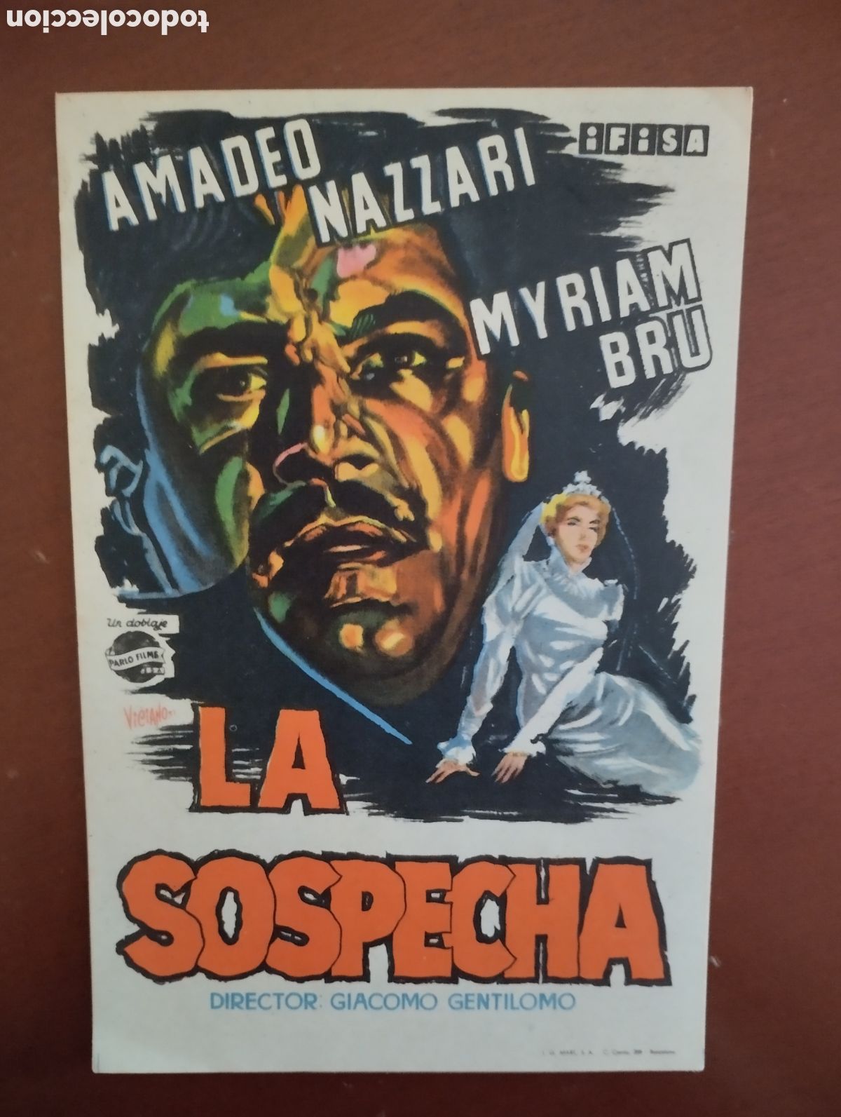 Cine: Folleto Programa de cine - LA SOSPECHA