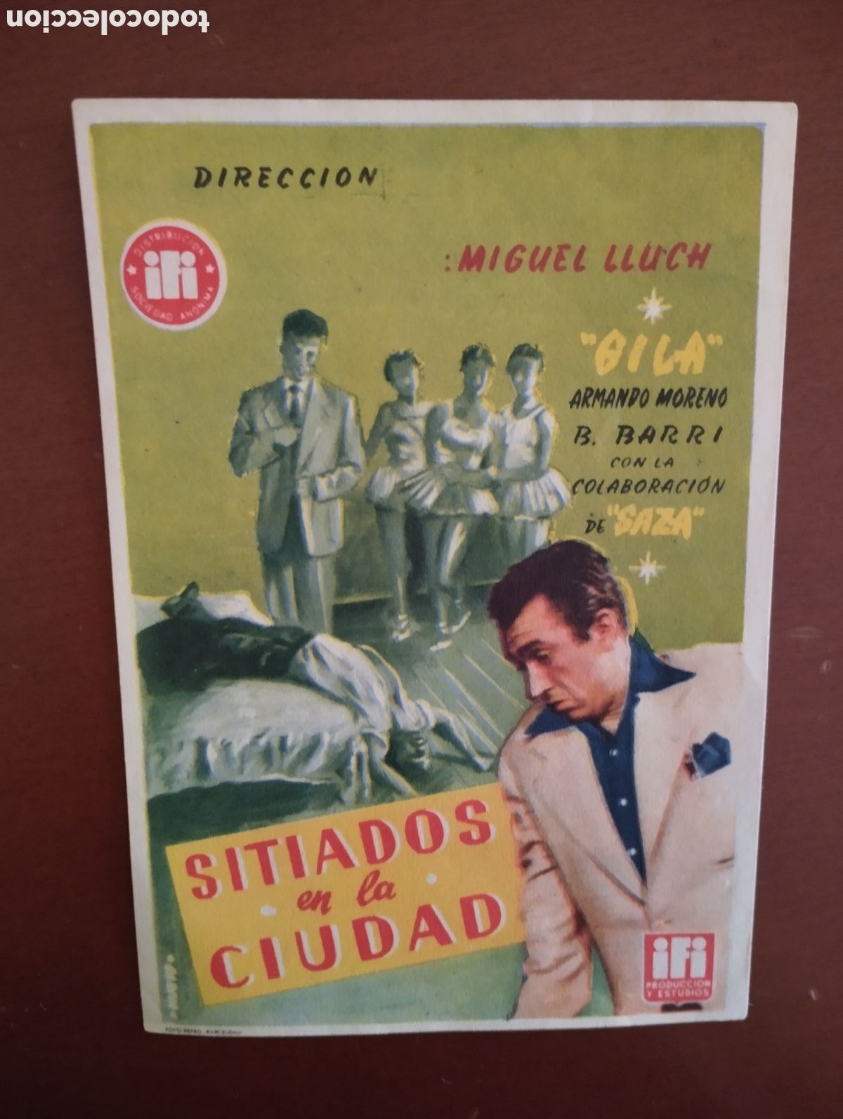 Cine: Folleto Programa de cine - SITUADOS EN LA CIUDAD