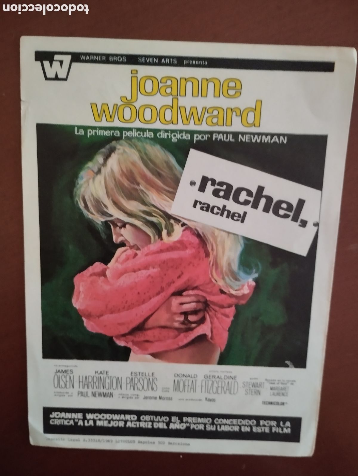 Cine: Folleto Programa de cine - RACHEL RACHEL