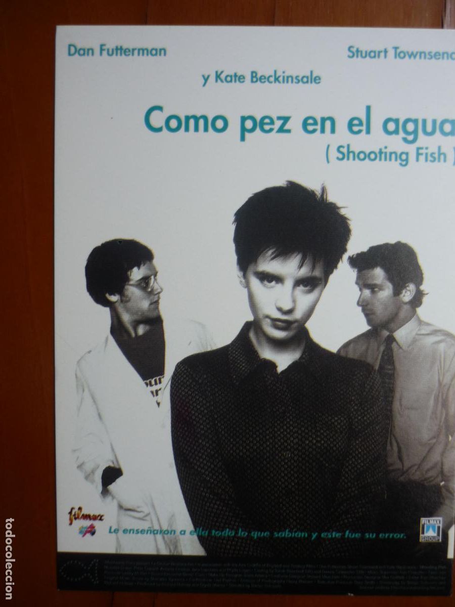 Cine: COMO PEZ EN EL AGUA - FOLLETO MANO ORIGINAL POSTAL - KATE BECKINSALE