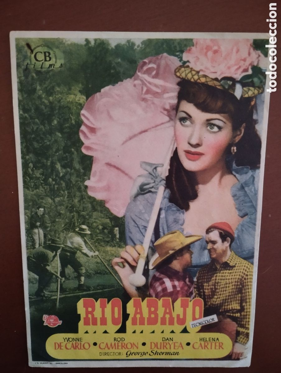 Cine: Folleto Programa de cine - RIO ABAJO