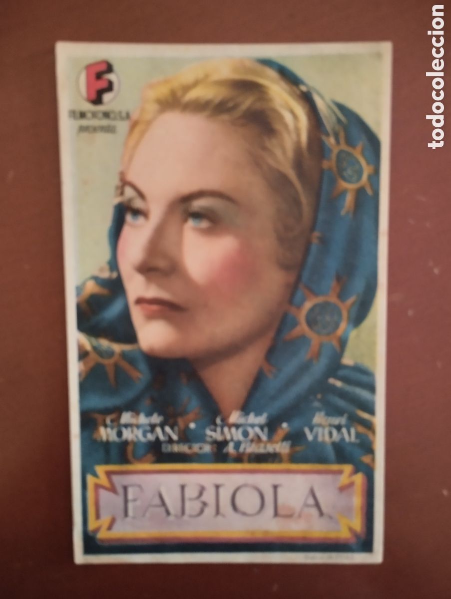 Cine: Folleto Programa de cine - FABIOLA