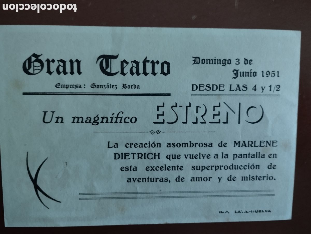 Cine: Folleto Programa de cine - LAS RAYAS DE LA MANO - Foto 2