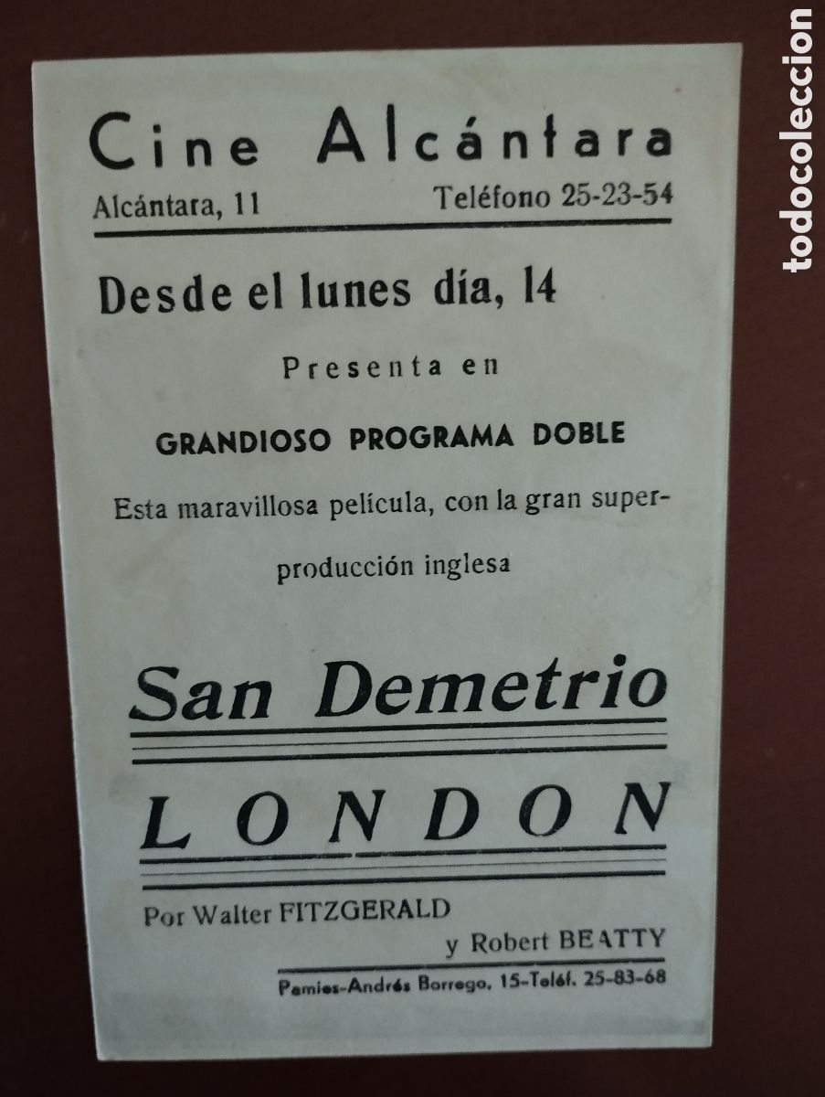 Cine: Folleto Programa de cine - BODAS BLANCAS - Foto 2