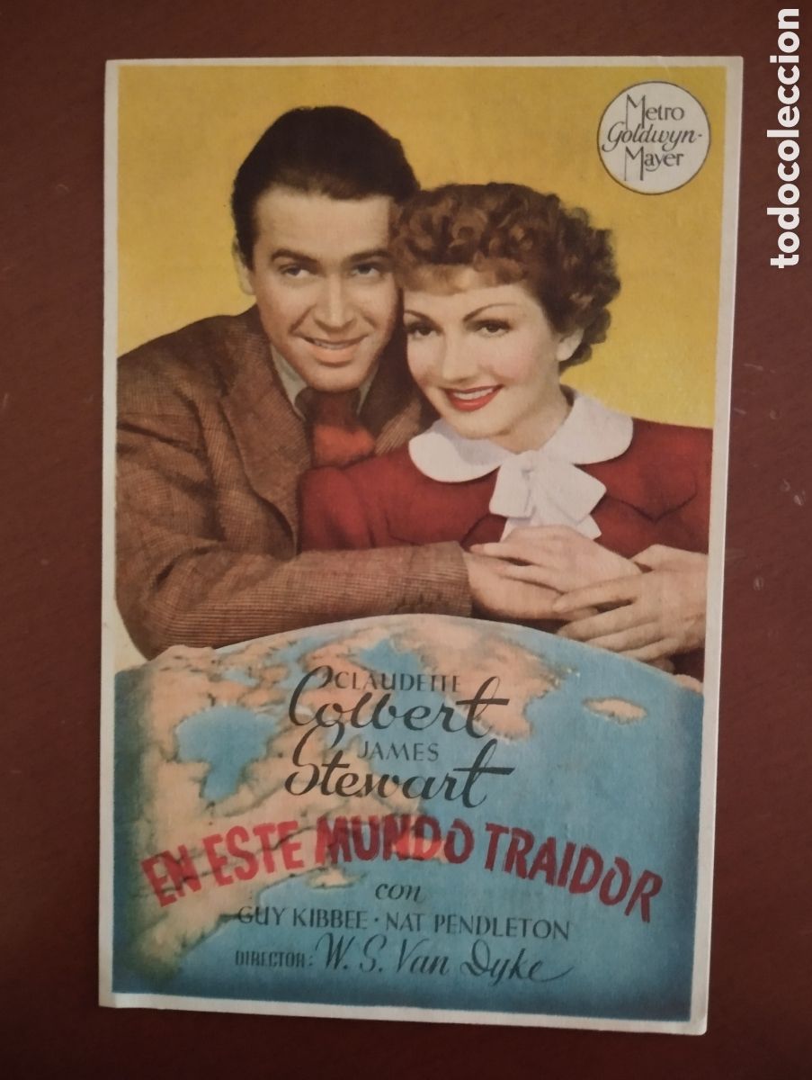 Cine: Folleto Programa de cine - EN ESTE MUNDO TRAIDOR