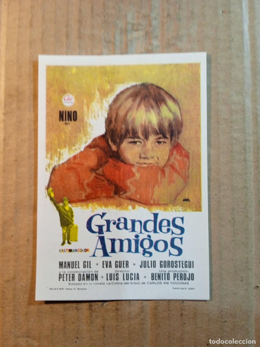 Cine: FOLLETO DE MANO SIN PUBLICIDAD GRANDES AMIGOS