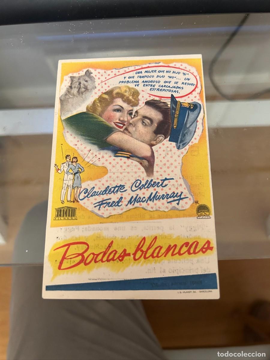 Cine: 1189 bodas blancas gran teatro puertollano con publicidad buen estado