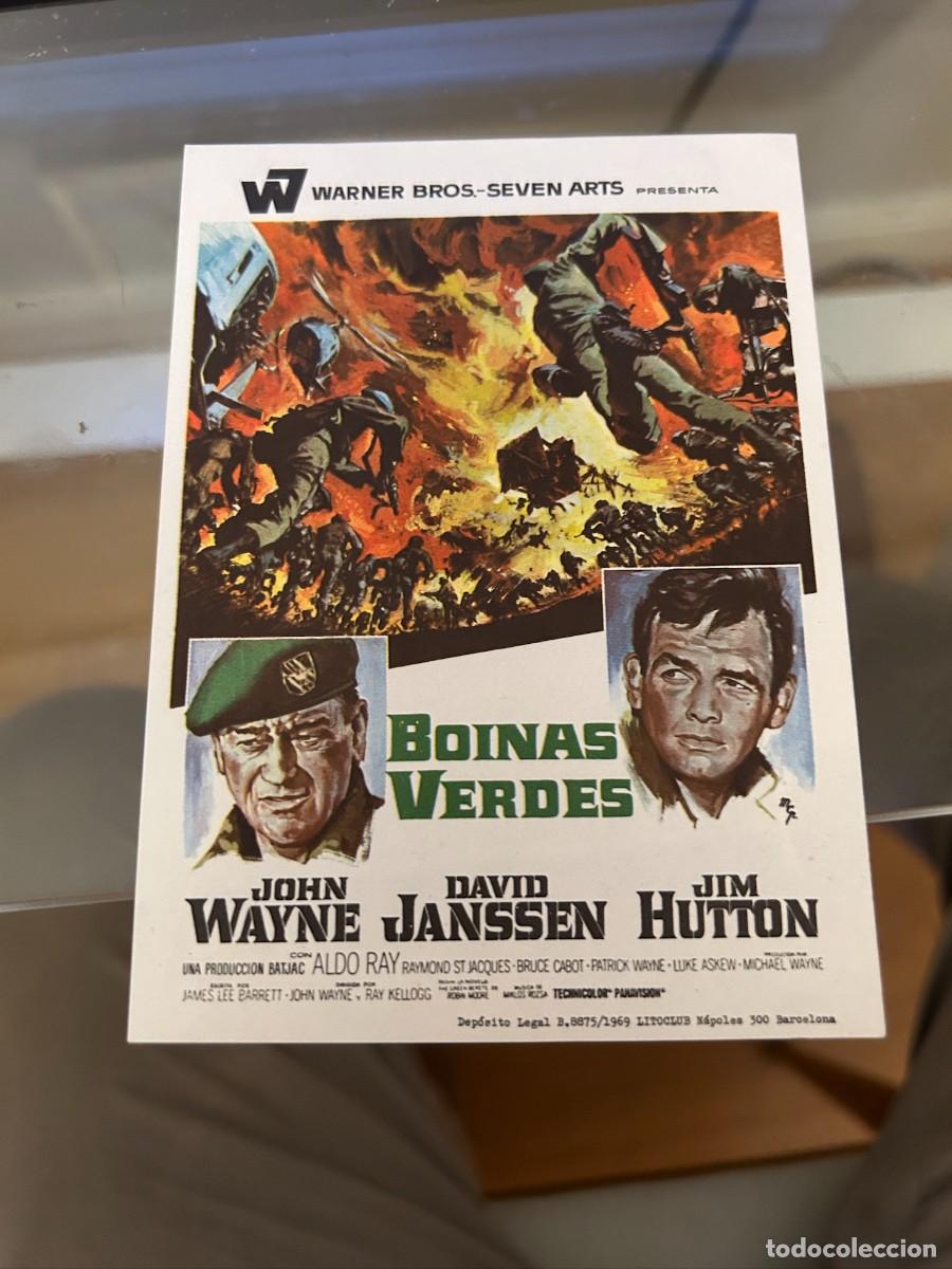 Cine: 1196 BOINAS VERDES JOHN WAYNE SIN PUBLICIDAD BUEN ESTADO