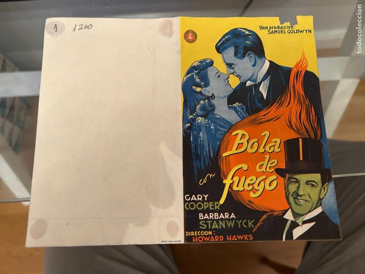 Cine: 1200 BOLA DE FUEGO SIN PUBLICIDAD BUEN ESTADO