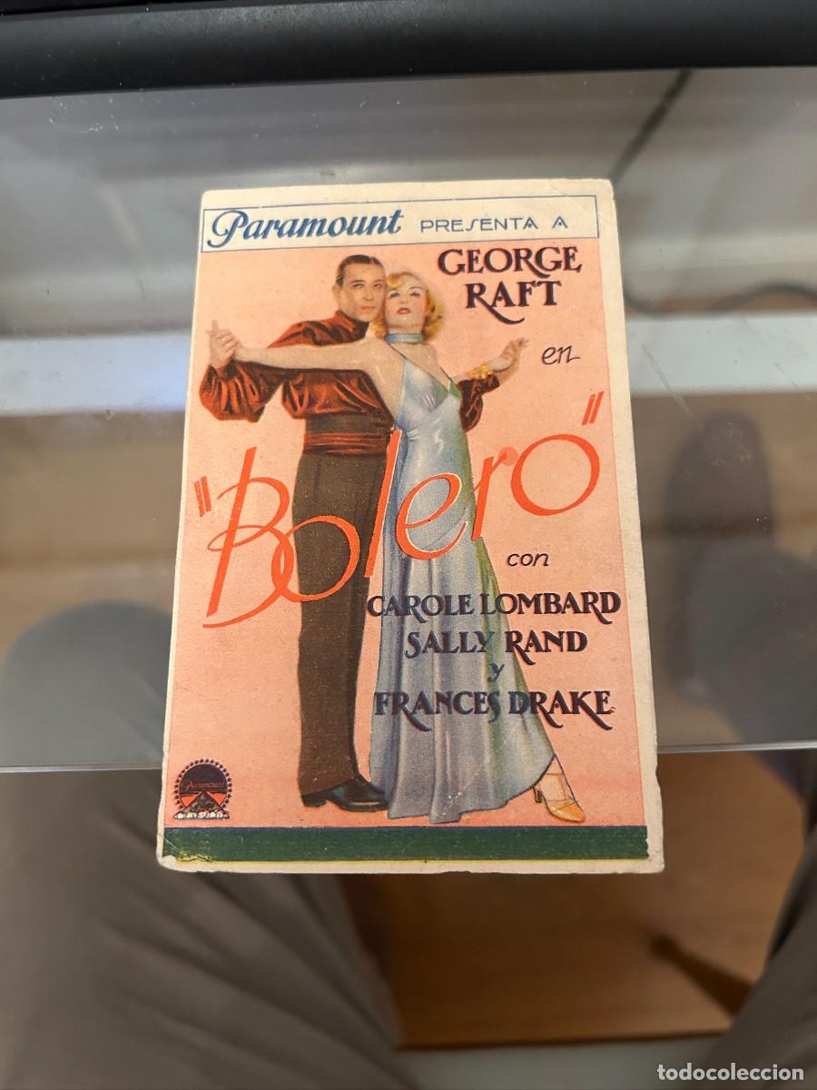 Cine: 1201 BOLERO SALON DORE ZARAGOZA CON PUBLICIDAD BUEN ESTADO