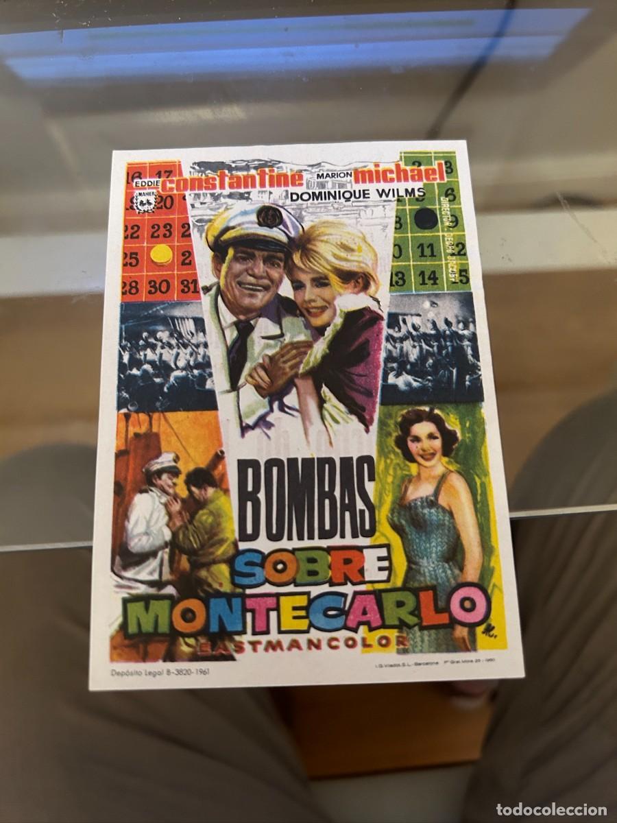 Cine: 1205 BOMBAS SOBRE MONTECARLO CINE ORIENTE TONA CON PUBLICIDAD BUEN ESTADO