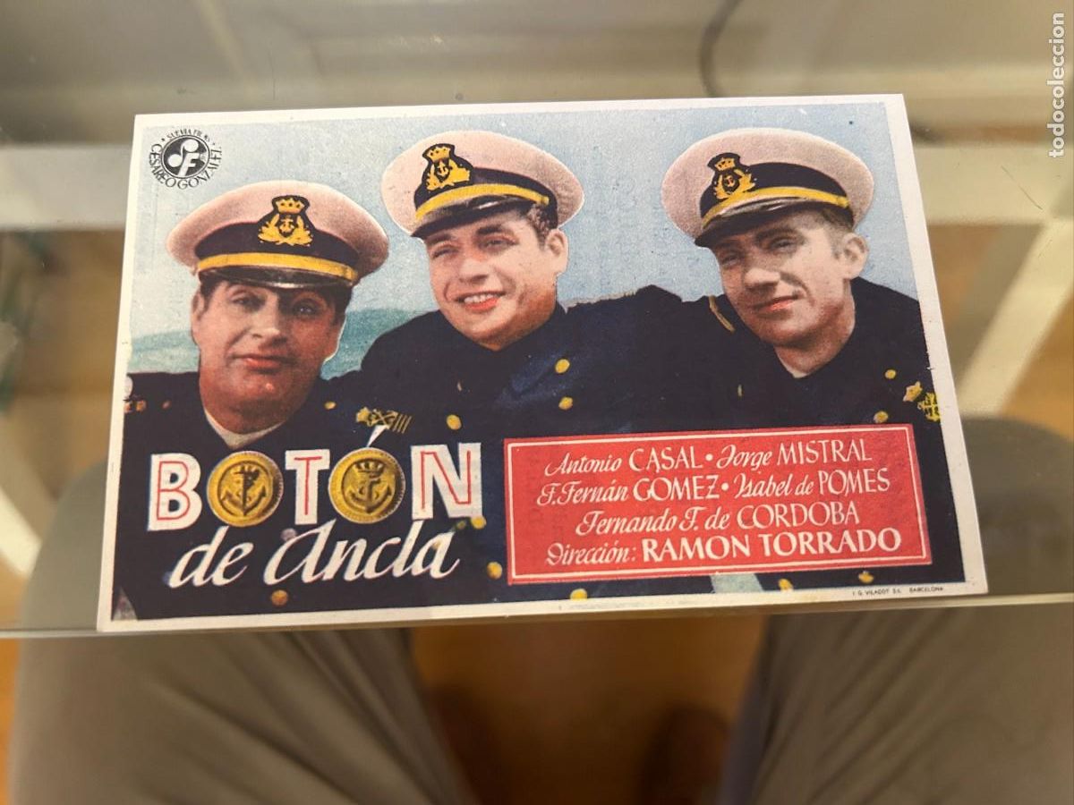 Cine: 1220 BOTON DE ANCLA CINE SABOYA CASTELLON CON PUBLICIDAD BUEN ESTADO