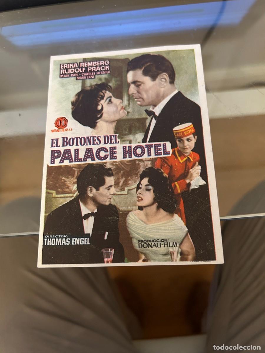 Cine: 1221 EL BOTONES DE PALACE HOTEL CIRCUITO CINES E SANS BARCELONA CON PUBLICIDAD BUEN ESTADO