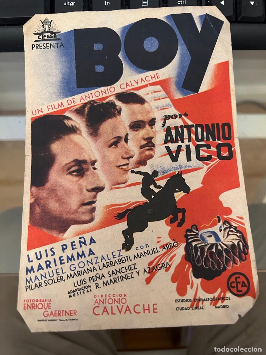 Cine: 1229 BOY CINEMA ALHAMBRA ZARAGOZA CON PUBLICIDAD CORRECTO COMO SE VE