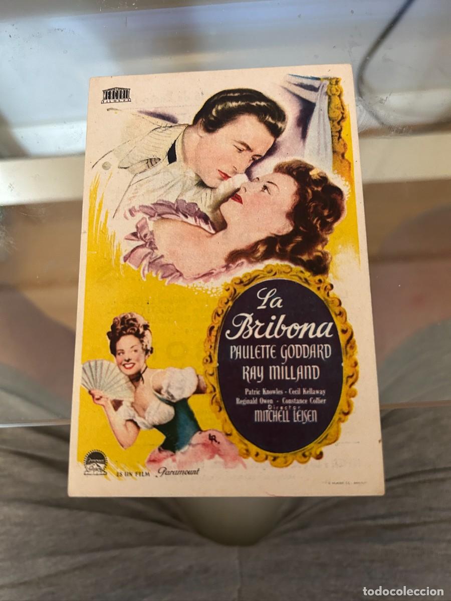 Cine: 1236 LA BRIBONA CINE MONT-ROSA MOLINS DE REY CON PUBLICIDAD BUEN ESTADO