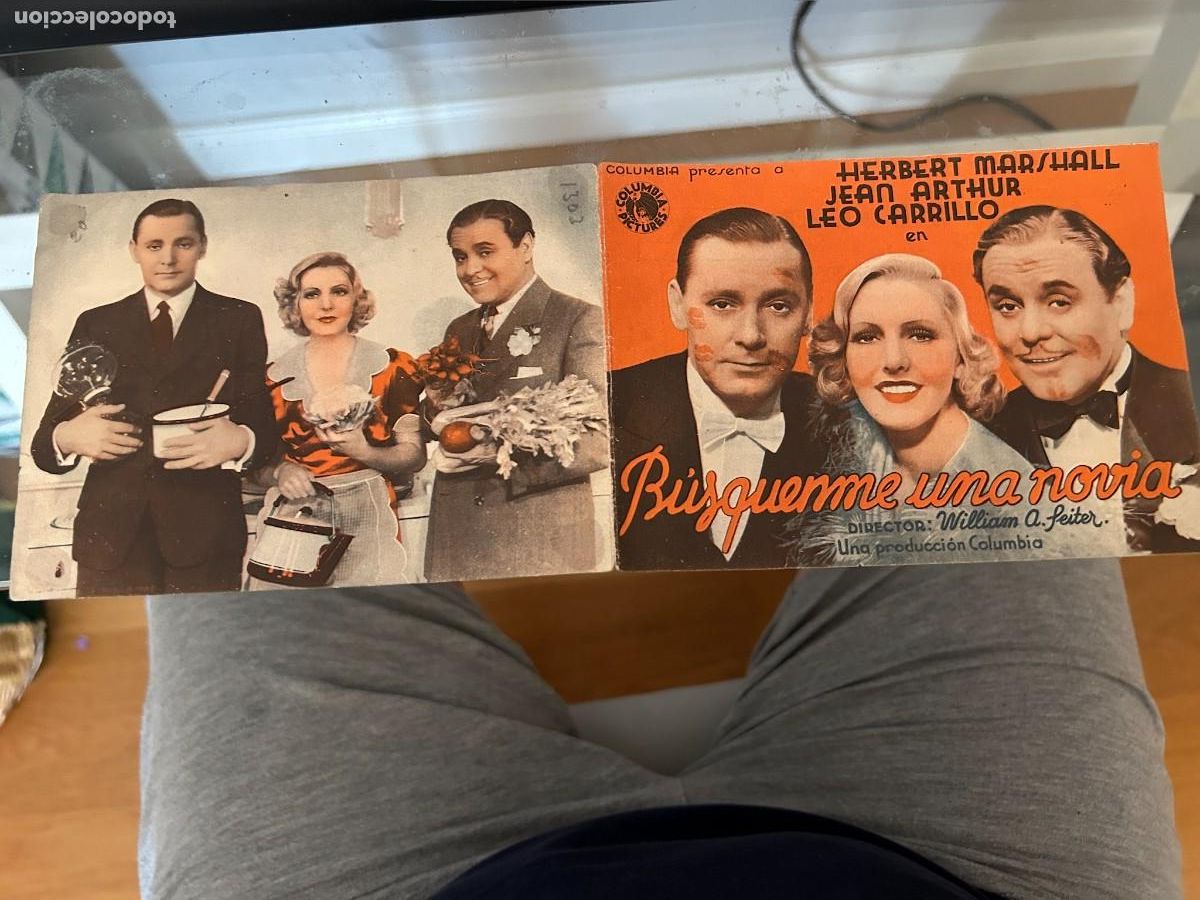 Cine: 1303 BUSQUEME UNA NOVIA CINE DORADO ZARAGOZA BUEN ESTADO CON PUBLICIDAD