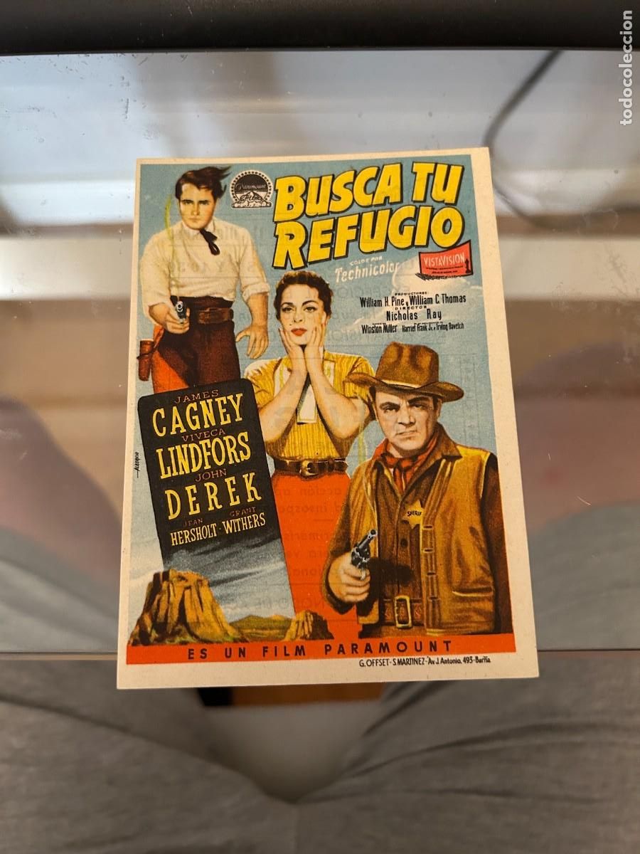 Cine: 1300 BUSCA TU REFUGIO CINE ATLANTICO BARBATE CADIZ CON PUBLICIDAD BUEN ESTADO