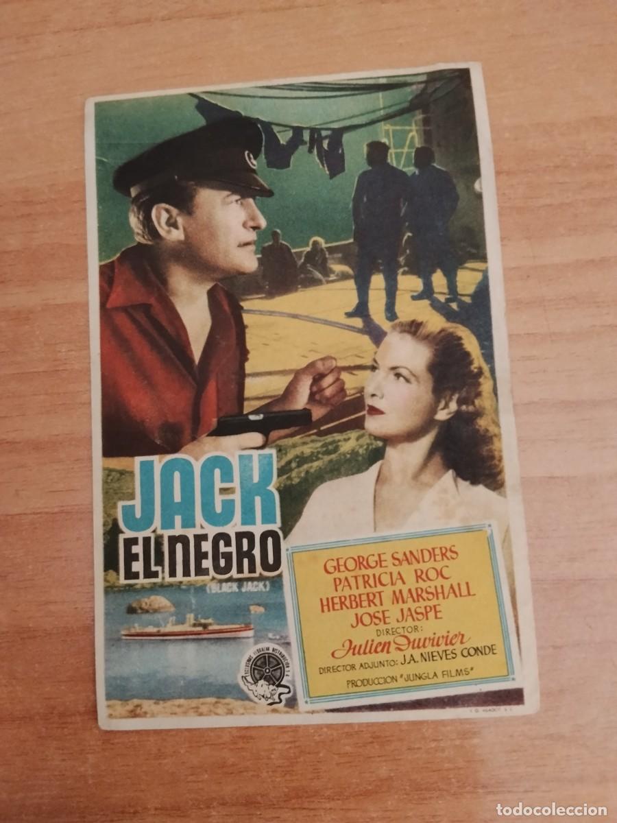 Cine: ROSA-PROGRAMA DE LA PELICULA --JACK EL NEGRO ct