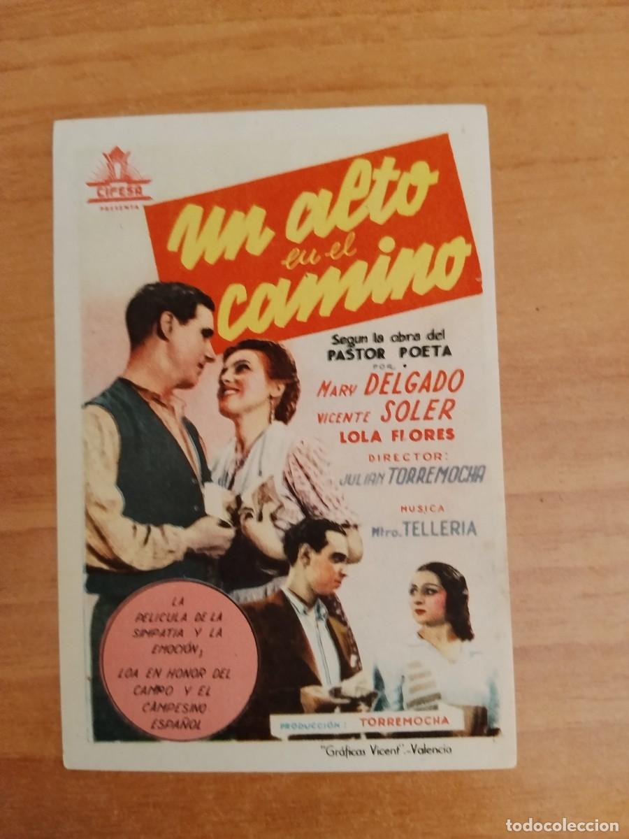 Cine: ROSA-PROGRAMA DE LA PELICULA --UN ALTO EN L CAMINO